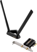 ASUS PCE-AXE59BT// WI-FI 802.11ax, 2402 + 574Mbps, PCI-E Adapter, 2 antenna; 90IG07I0-MO0B00