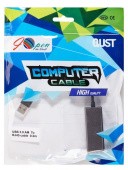 Кабель-переходник/ Кабель-переходник USB 3.0 (Am) --> LAN RJ-45 1000 Mbps, Alum Shell, iOpen (Aopen/Qust) <ADU312M>