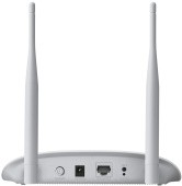 Точка доступа/ 300Mbps Wireless N Access Point, QCA (Atheros), 2T2R, 2.4GHz, 802.11b/g/n, 1 10/100Mbps LAN port, Passive PoE Supported, WPS Push Button, AP/Client/Bridge/Repeater，Multi-SSID, WMM, Ping Watchdog, 2 5dBi antennas