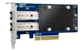 Сетевая карта/ QNAP QXG-10G2SF-X710 LAN Expansion Card, PCIe Gen3 x8, 2 x SFP+ ports (10Gbps/1Gbps)