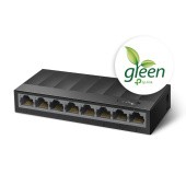 Коммутатор/ 8 ports Giga Unmanaged switch, 8 10/100/1000Mbps RJ-45 ports, plastic shell, desktop and wall mountable