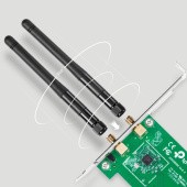 Адаптер Wi-Fi/ 300Mbps Wireless N PCI Express Adapter, Atheros, 2T2R, 2.4GHz, 802.11n/g/b, 2 detachable antennas