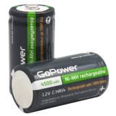 Аккумулятор бытовой GoPower HR14 C BL2 NI-MH 4500mAh (2/12/96) блистер (2 шт.)