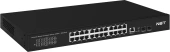 Управляемый (L2+) коммутатор Gigabit Ethernet на 26 портов.Порты: 24 x GE (10/100/1000Base-T) + 2 x GE SFP (1000Base-X)