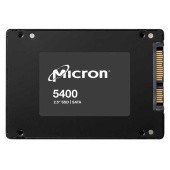 Micron SSD 5400 PRO, 3840GB, 2.5" 7mm, SATA3, 3D TLC, R/W 540/520MB/s, IOPs 95 000/30 000, TBW 8410, DWPD 1.2 (12 мес.)