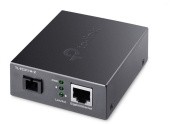 Медиаконвертер/ Gigabit WDM media converter, 9/125µm Single-mode Fiber, 1 SC Fiber port, 1 100/1000Mbps RJ-45 port, wave length 1550nm/1310nm, transmission distance up to 2Km, 5V/0.4A DC power input