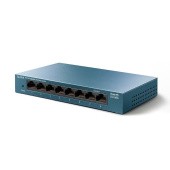 Коммутатор/ 8 ports Giga Unmanagement switch, 8 10/100/1000Mbps RJ-45 ports, metal shell, desktop and wall mountable, plug and play, support 802.1p QoS, power saving
