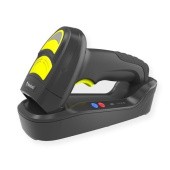 Сканер штрих-кодов/ HR42 Halibut, 2D CMOS Bluetooth Handheld Reader Mega Pixel, High Density & DPM (Black and Yellow) with docking station, USB cable and multiplug adapter