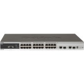 Коммутатор/ DES-3528_RFB/A4 Refurbished unit, clean, fully tested, well-packed. 24-Port 10/100Mbps + 2 Combo Copper/SFP + 2 1000 Mbps Copper L2+ Flow control, VLAN, Port Trunk, SNMP, RMON Management Features QoS support based on traffic prioritization, Sa