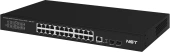 Управляемый (L2+) коммутатор Gigabit Ethernet на 26 портов.Порты: 24 x GE (10/100/1000Base-T) + 2 x GE SFP (1000Base-X)
